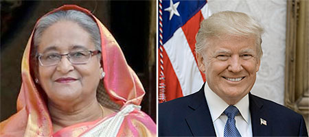 ট্রাম্পের খোলা চিঠি বাংলাদেশের প্রধানমন্ত্রীকে