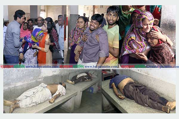 বরিশালের তেতুল তলায় বাস ও মাহেন্দ্র মুখোমুখি সংঘর্ষে নারীসহ নিহত ৬