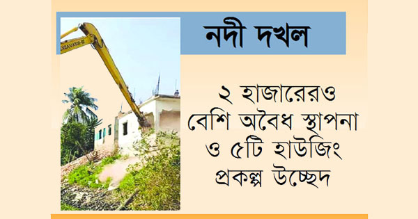 অবৈধ দখল মুক্ত হলেও কোন মামলা হয়নি দখলদারদের বিরুদ্ধে