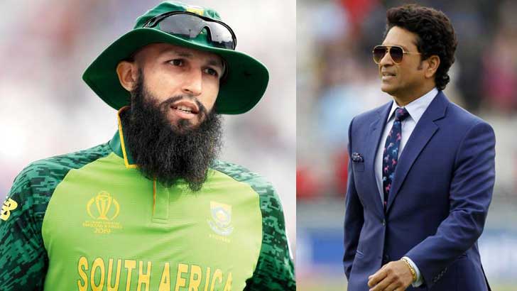দক্ষিণ আফ্রিকার কিংবদন্তি ক্রিকেট তারকা হাশিম আমলাকে সচিনের অনুপ্রেরনা