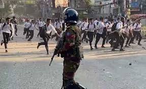 শিক্ষার্থী মিত্যুকে কেন্দ্র করে ৩৫ কলেজের শিক্ষার্থীদের মাঝে ব্যপক সংঘর্ষ ও ভাংচুর