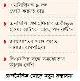 এনসিপি সহ ৯ শরিকদের জোটের আলোচনা রাজনীতির নতুন মোড়ের সম্ভাবনা