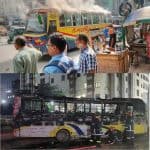 মিরপুরে ও আশুলিয়ায় দুটি পৃথক বাসে আগুন আহত ১ জন